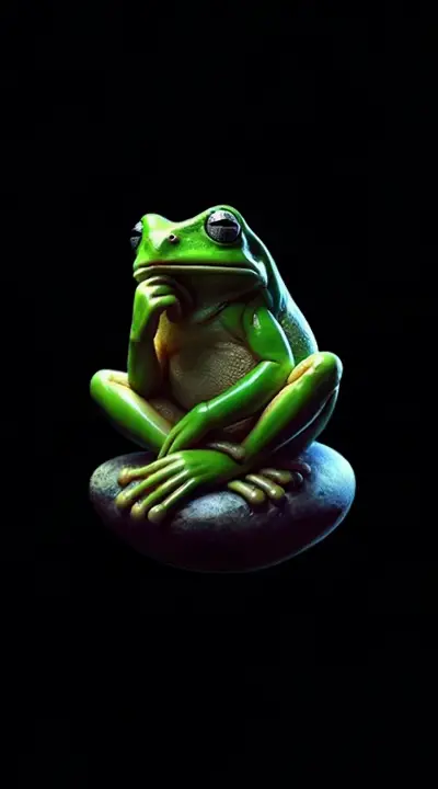 The Thinker Frog